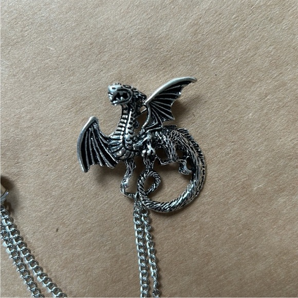 The Fourth Wing Dragon Lapel Pin - Picture 3 of 4